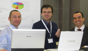 Staff Econfidence, (da destra) Sandro Laconi, Ignazio Mostallino, Daniele Morelli 