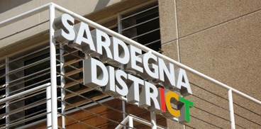 Sign of Sardegna DistrICT