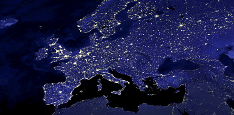 L'Europa vista dallo spazio