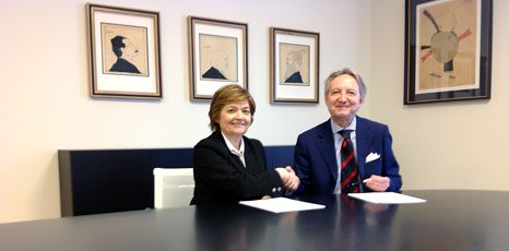 Firma dell'accordo tra Sardegna Ricerche e Banca di Sassari