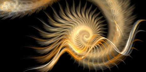 Immagine astratta di spirale