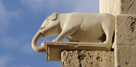 Particolare della Torre dell'Elefante, Cagliari