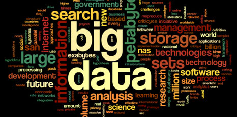 Tag cloud sul tema dei big data