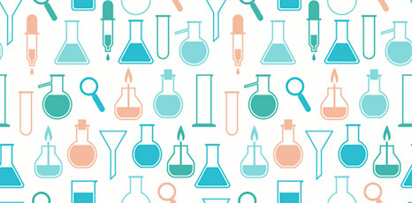 Icone di strumenti da laboratorio scientifico