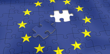 Puzzle della bandiera dell'Unione Europea