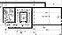 Floor plan of the ground floor of building 8