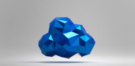 Origami blu