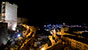Panorama notturno di Cagliari