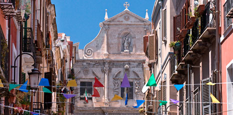 Quartiere Stampace a Cagliari