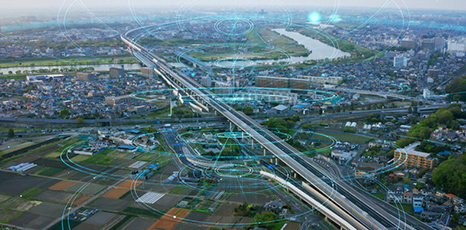 Immagine sul concetto di smart city
