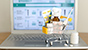 Immagine sul concetto di shopping online